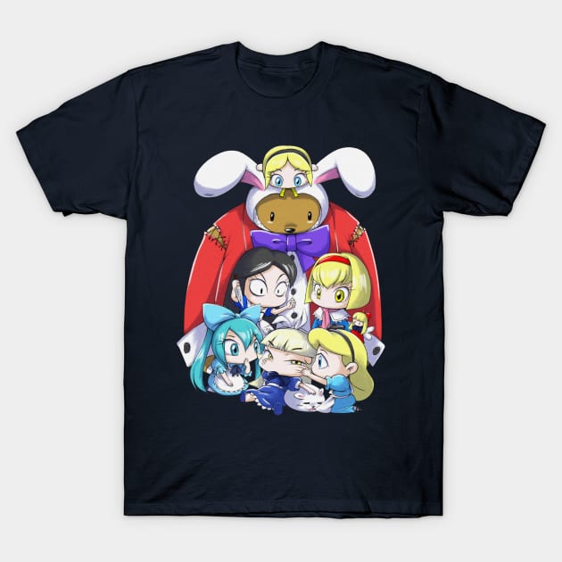 Alice Party T-Shirt by HiroRay1984